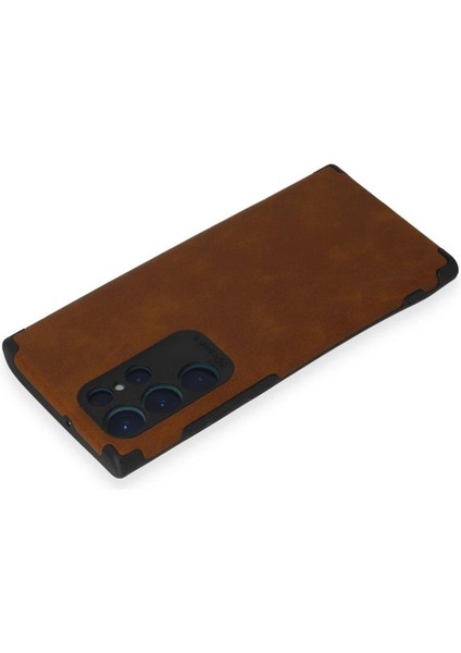 S22 Kılıf Loop Deri Silikon - Kahverengi modelleri