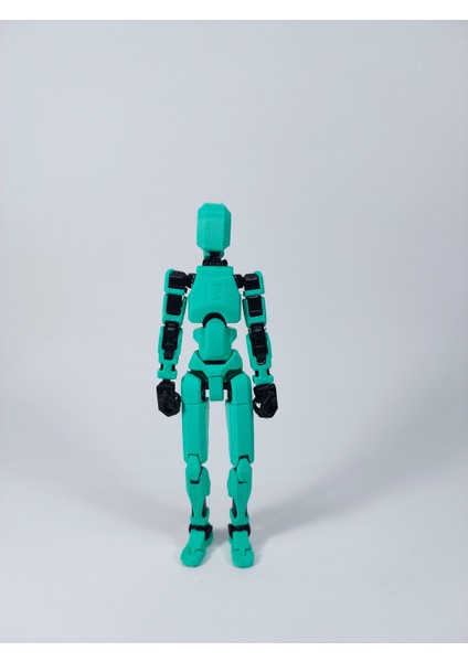 Dummy Oynar Eklemli 15 cm Aksiyon Oyuncağı Su Yeşili Siyah 3 Çift El & Aksesuar modelleri