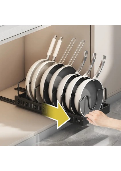 Teleskopik Raylı Tava Tencere Organizeri fırsatları