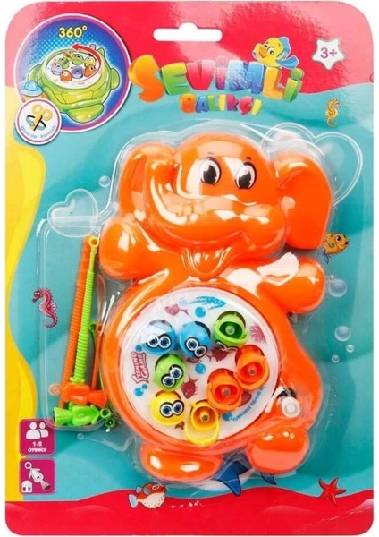 Bfs 02371 Sevimli Balıkçı Kurmalı Balık Tutma Oyunu -Sunman