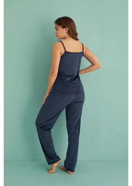 Mihra 13402 Kadın Kadife 3'lü Pijama Takımı fırsatları