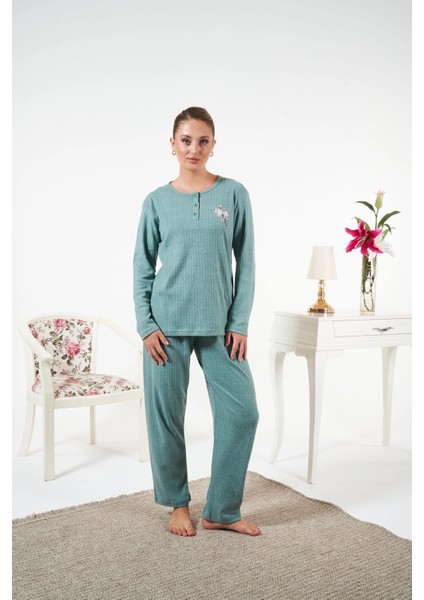 Estiva 25330 Interlok Şardonlu Pijama Takımı