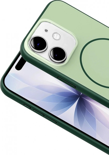 Apple iPhone 11 Neva Magsafe Kapak - Koyu Yeşil fiyatları