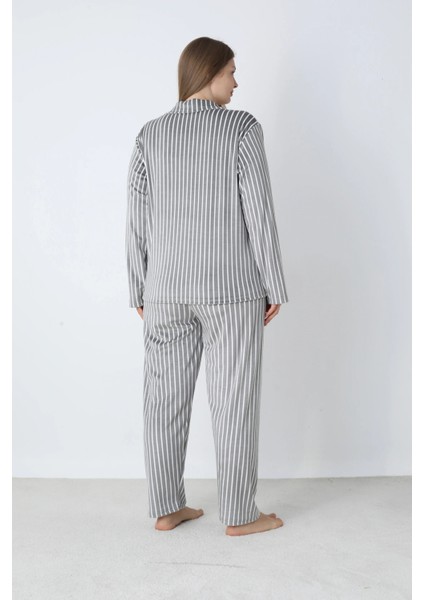 Estiva 25370 Gömlek Yaka Battal Kadife Pijama Takımı fiyatları