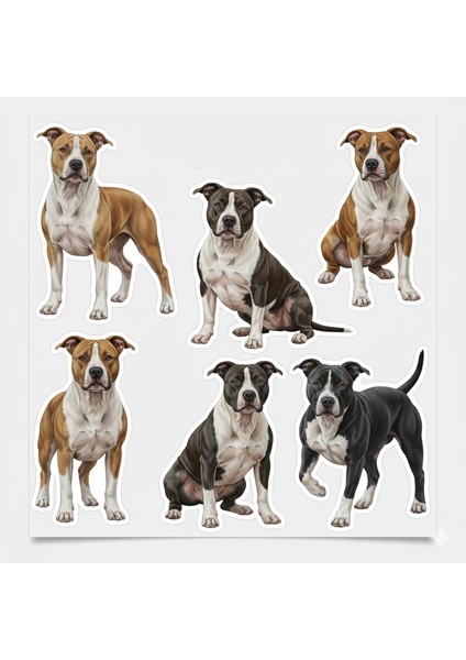 Köpekler Telefon Laptop Notebook Tablet Defter Matara Stiker Etiket ST2336