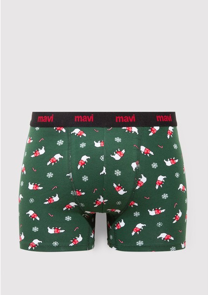 Yılbaşı Temalı Baskılı Boxer 0912140-71871