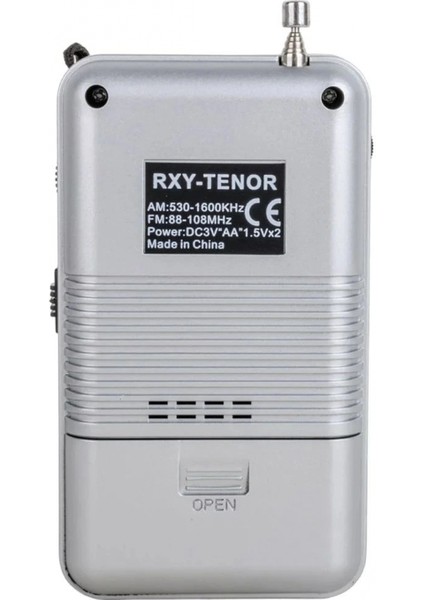 Tenor Cep Tipi Mini Analog Radyo Gri fiyatları