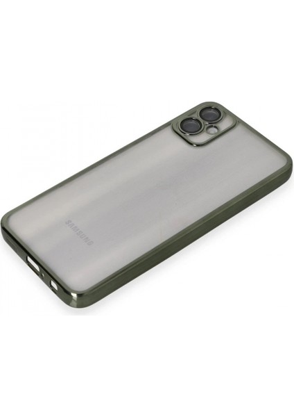 Samsung Galaxy A05 Kılıf Lensli Silikon - Yeşil fırsatları