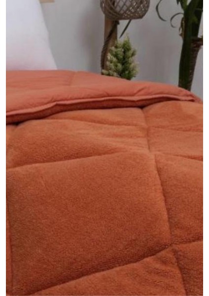 Home Bambu Premium Kiremit Renk %100 Pamuk Kumaş Silikon Dolgulu Yorgan 155X215 cm modelleri
