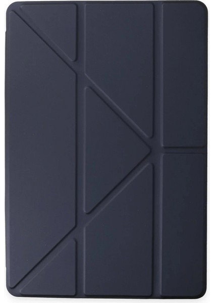 iPad 9.7 (2018) Kılıf Kalemlikli Mars Tablet Kılıfı - Lacivert modelleri