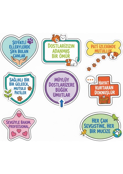 Veteriner Telefon Laptop Notebook Tablet Defter Matara Stiker Etiket ST2292