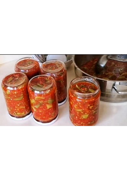 Domates Soslu Acı Biber Konservesi 1 Kg.x 3 Adet