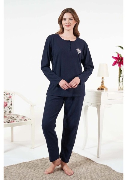 Estiva 25330 Interlok Şardonlu Pijama Takımı