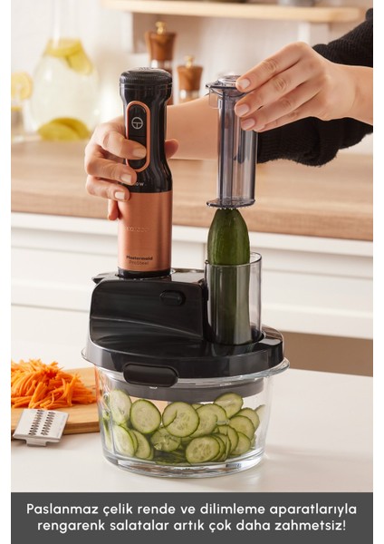 Sebze, Et ve Meyve Dilimle Doğra Karıştır Rendele Çırp Smoothie Yap 6 Bıçaklı 2500W Yüksek Güçlü Premium Mutfak Robotu & Blendır Inox modelleri