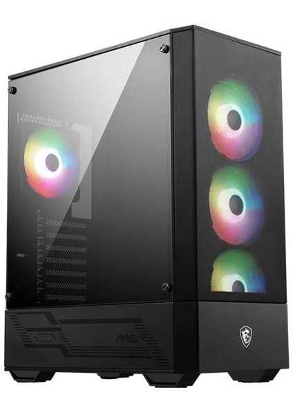 Msı Mag Forge 112R Temperlı Cam 3X120MM 1X120MM Argb Fan Psu Yok Atx Gamıng Kasa