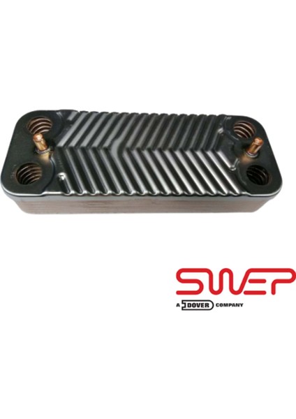 Plaka Eşanjör Swep 10 Plaka Eco5 Luna5 Aırfel Warmhouse Yenı Nesıl Enerjı Verımlı 160MM