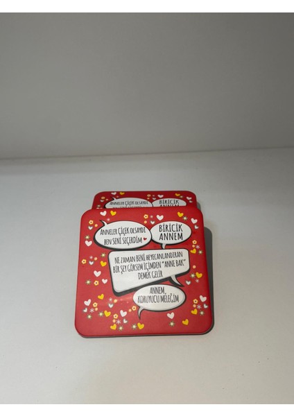 Dekoratif Bardak Altlığı 6'lı Anne fiyatları