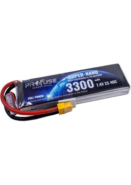 7.4 V 2s Lipo Batarya-Pil 3400 Mah 25C modelleri