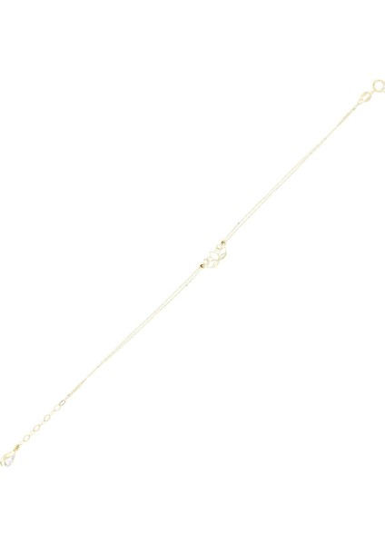 14 Ayar Lotus Altın Bileklik