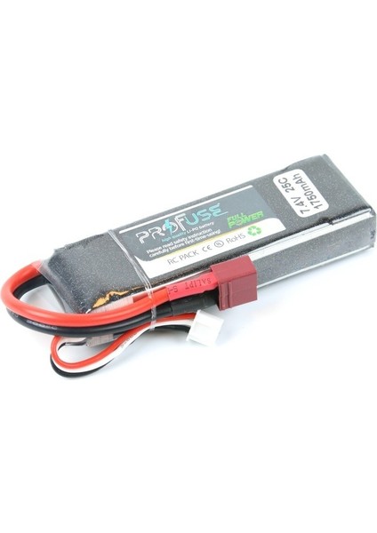 7.4 V 2s Lipo Batarya-Pil 1750 Mah 30C