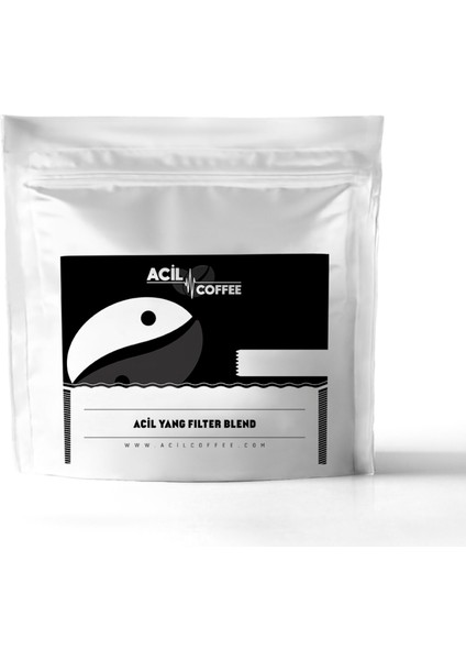 Acil Yang Filter %100 Arabica Blend - Baharatımsı ve Bitter Çikolata Aromalı Filtre Kahve 1000gr
