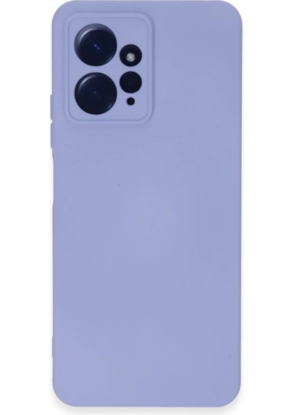 Xiaomi Redmi Note 12 4g Kılıf Nano Içi Kadife Silikon - LILA-(5796) - M565K184-R15565