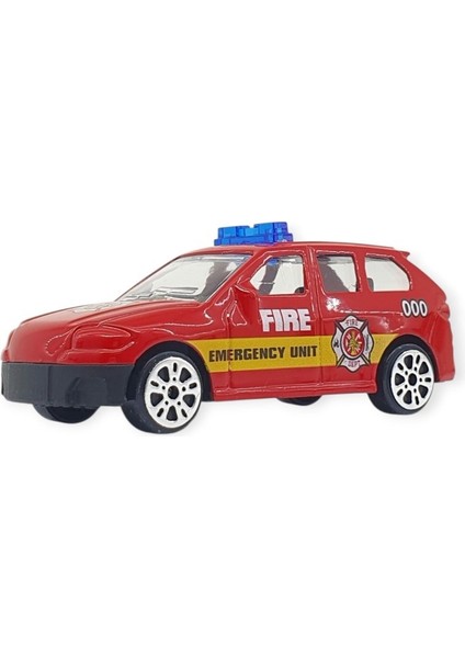 3'lü Iş Makinaları Road Seti - Die Cast - DS044 - Itfaiye (Lisinya) fiyatları