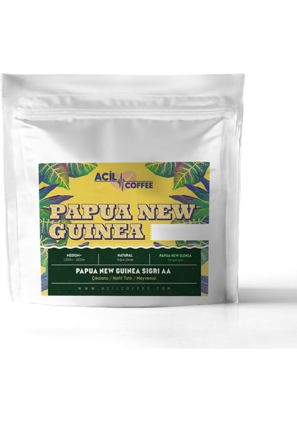 Papua New Guinea Sigri AA - Çilek ve Çikolata Aromalı Filtre Kahve 250gr