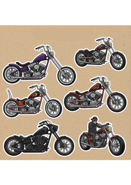 Motorsiklet Telefon Laptop Notebook Tablet Defter Matara Stiker Etiket ST2319
