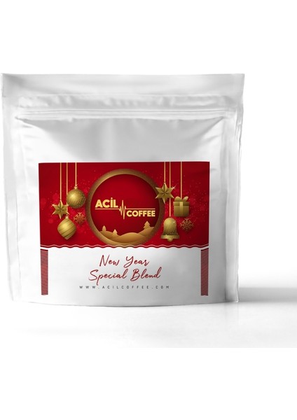 Acil New Year Special %100 Arabica Blend - Sütlü Çikolata ve Kakao Aromalı Filtre Kahve 1000gr