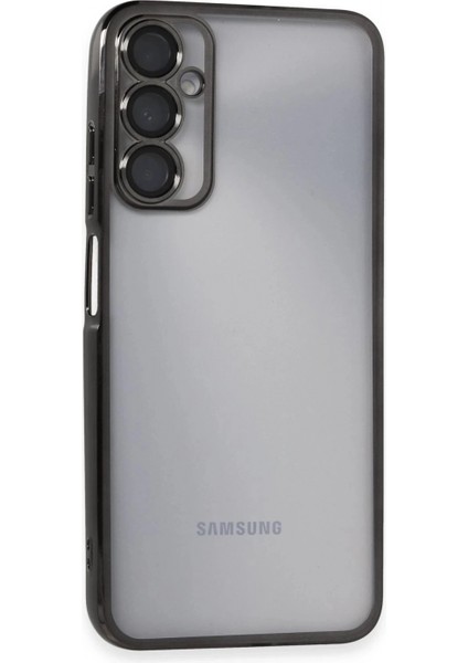 Samsung Galaxy A05S Kılıf Lensli Silikon - Siyah