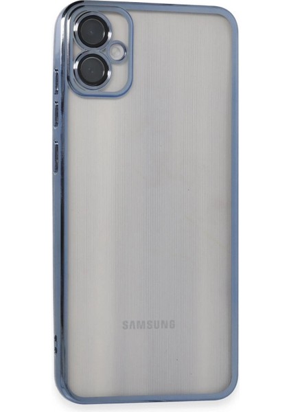 Samsung Galaxy A05 Kılıf Lensli Silikon - Lacivert