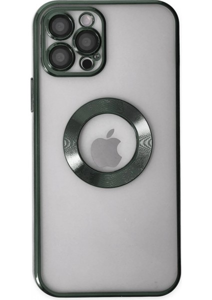 iPhone 12 Pro Max Kılıf Slot Silikon - Köknar Yeşili