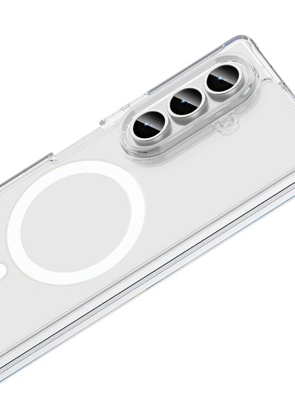 Samsung Galaxy Z Fold 7 Kılıf Magneticsafe Şeffaf Silikon - ŞEFFAF-(5796) - M991K096-R40991 fırsatları