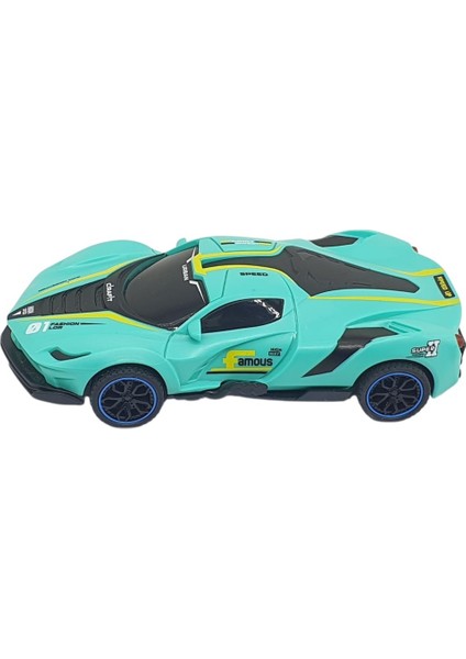 Sürtmeli Drift Arabalar 15 cm - D400-52 - Turkuaz (Lisinya) modelleri