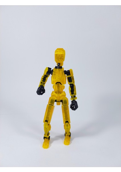 Dummy Oynar Eklemli 15 cm Aksiyon Oyuncağı Şeffaf Sarı Siyah 3 Çift El & Aksesuar fiyatları