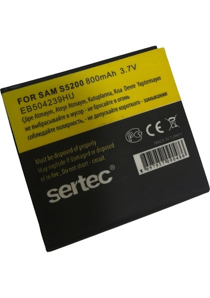 Samsung S5200 Uyumlu Batarya