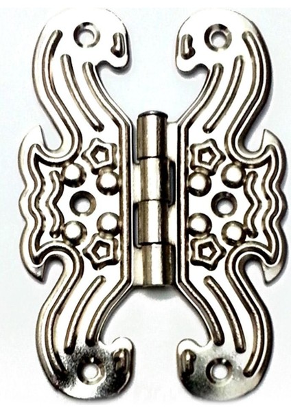 Dekoratif Sac Kelebek Menteşe - Büyük, Nikel, 100 Adet fiyatları