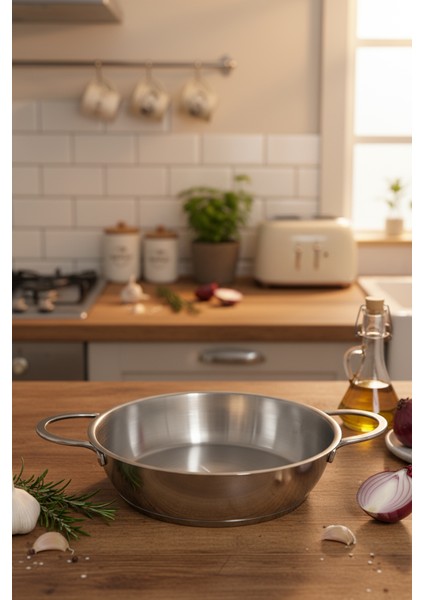 Macro 2 Parça Çelik Tava Seti (20 Cm- 24 Cm) fiyatları