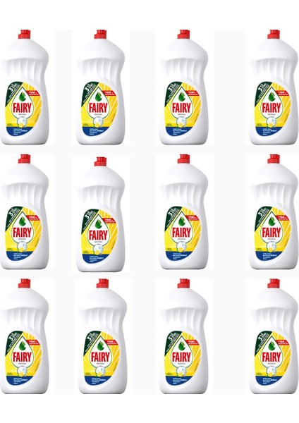 Elde Yıkama Bulaşık Deterjanı 1500 ml Limon x 12