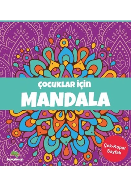 Çocuklar Için Mandala - Mor