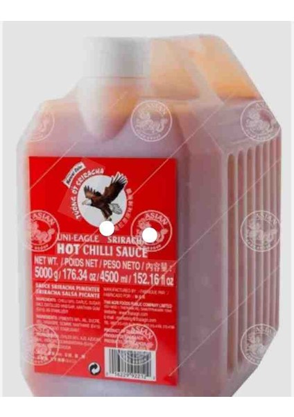 5 Lt Uni-Eagle Sriracha Hot Chili Sos