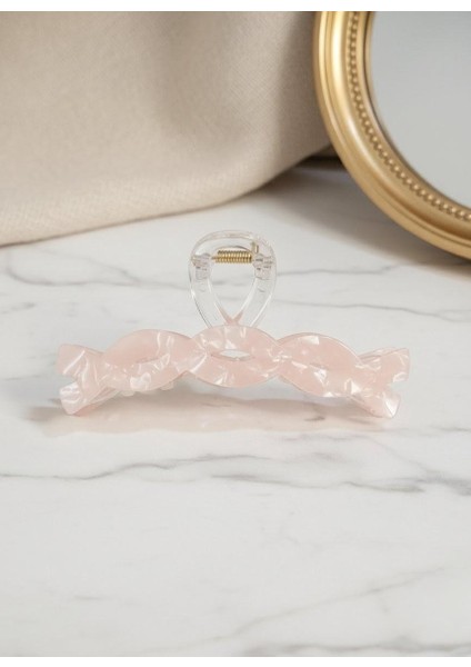 Kadın Spiral Şekilli Soft Akrilik Şeffaf Mandal Toka fiyatları