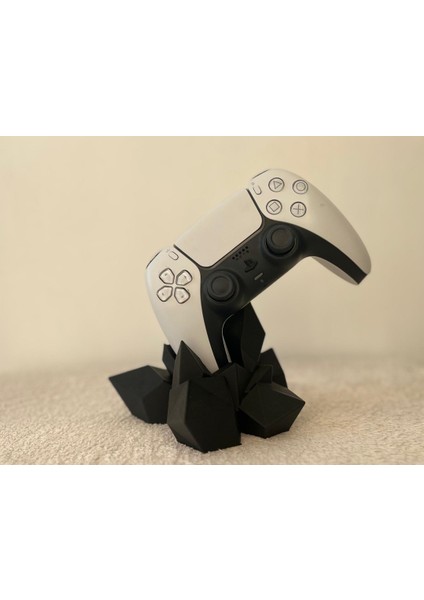 Siyah Mini Kristal Joystick Standı