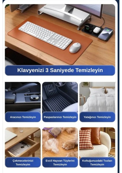 Şarjlı Işıklı Araç Kurutucu Mangal Üfleme Yaprak Temizleme Mini Turbo Jet Fanı F020