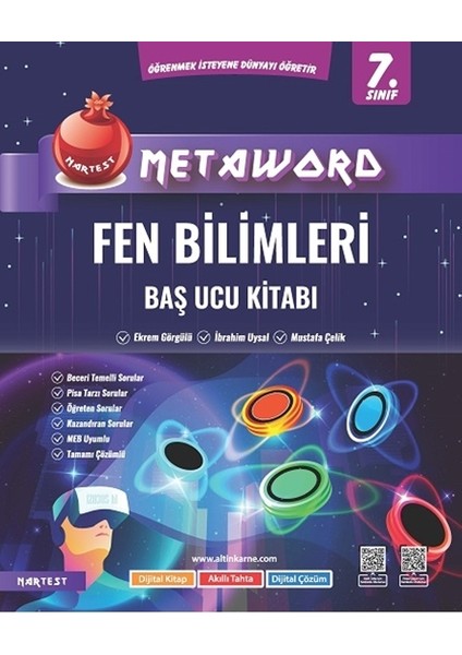 7. Sınıf Metaword Fen Bilimleri Konu Özetli Soru Bankası (Nartest Yayınları)