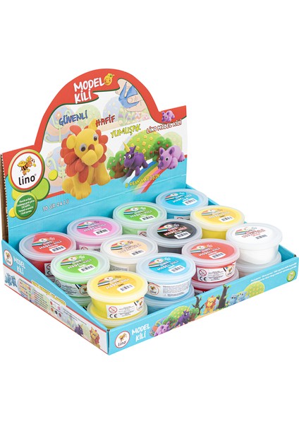 Oyun Hamuru Model Kili 24 Adet LN-2430 fiyatları
