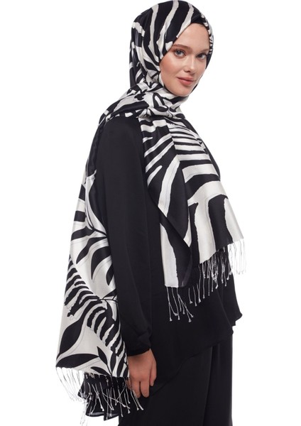 Palmiye Desenli Ipek Şal modelleri