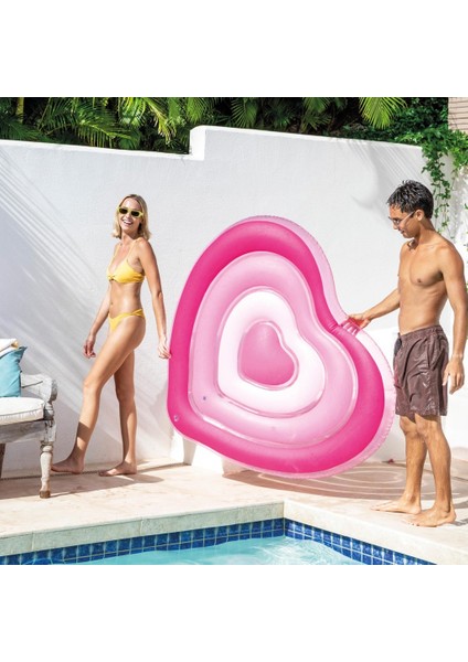 Intex Kalp Şekilli Ada Yatak 155CM - 58727 (Lisinya) fırsatları