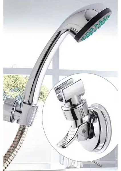 Güçlü Vantuzlu Ayarlanabilir Duş Başlığı Tutucu Mafsal – Matkap ve Vida Gerektirmeyen, Kaymaz Kauçuk Klips, 360° Döner fiyatları